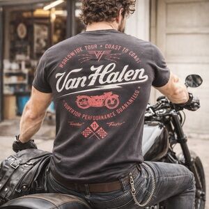 Van Halen 2015 Superior World Tour Concert T-Shirt Small